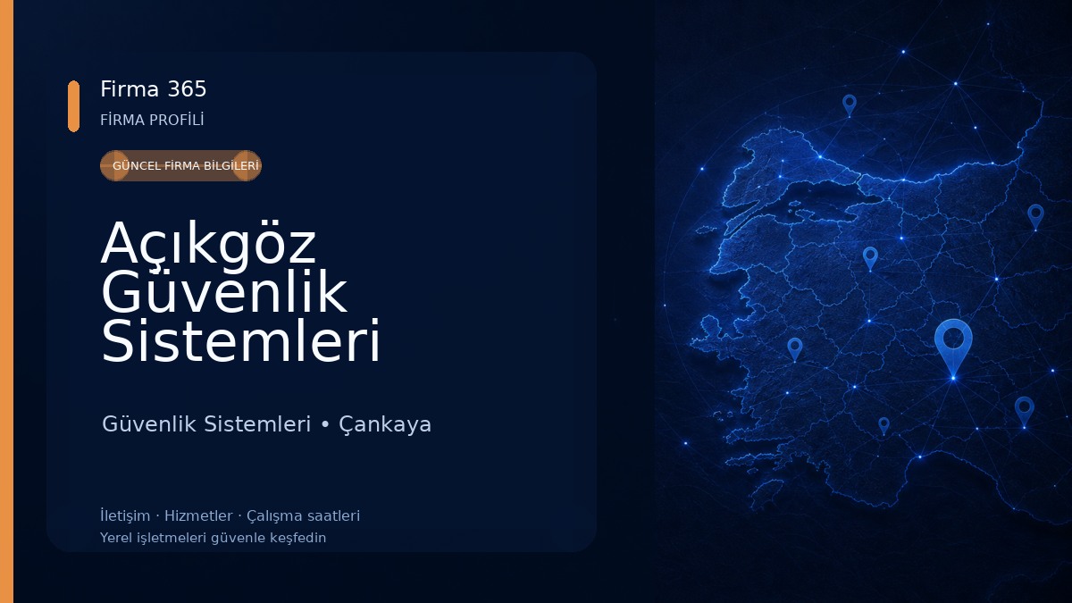 Açıkgöz Güvenlik Sistemleri 