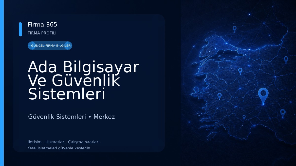 Ada Bilgisayar Ve Güvenlik Sistemleri