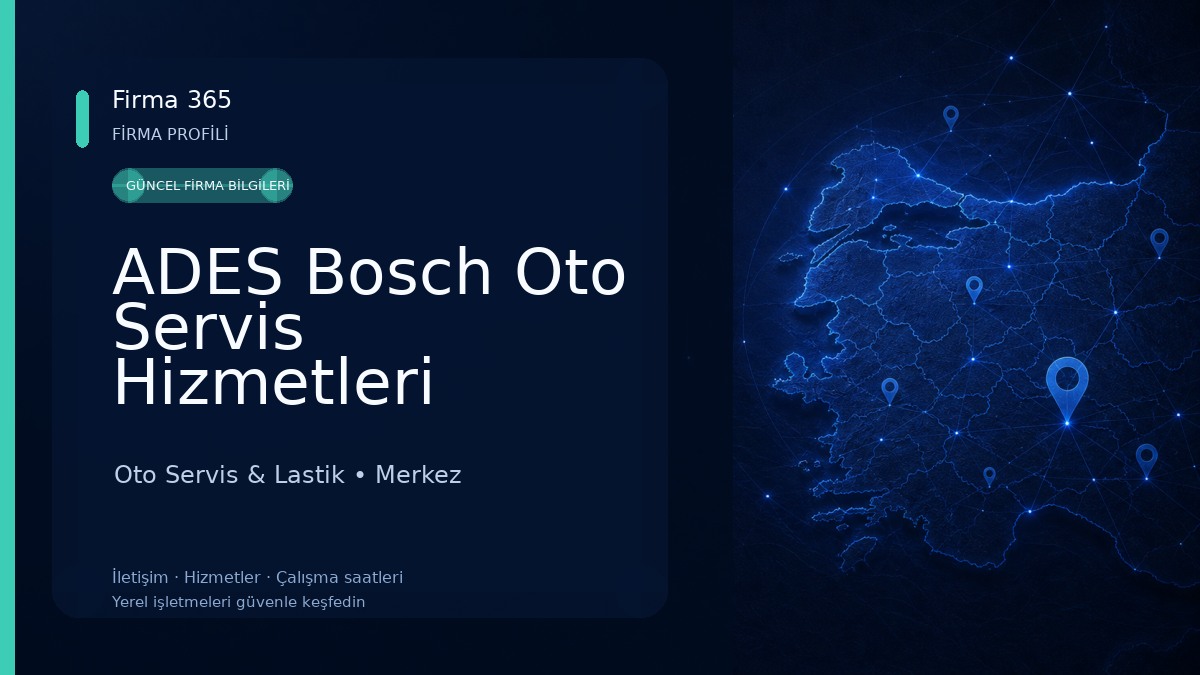 ADES Bosch Oto Servis Hizmetleri