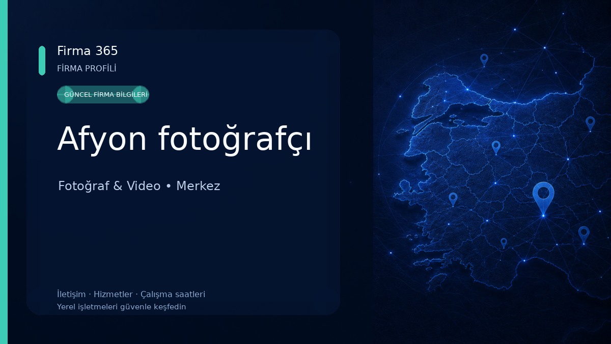 Afyon fotoğrafçı Fotoğraf & Video
