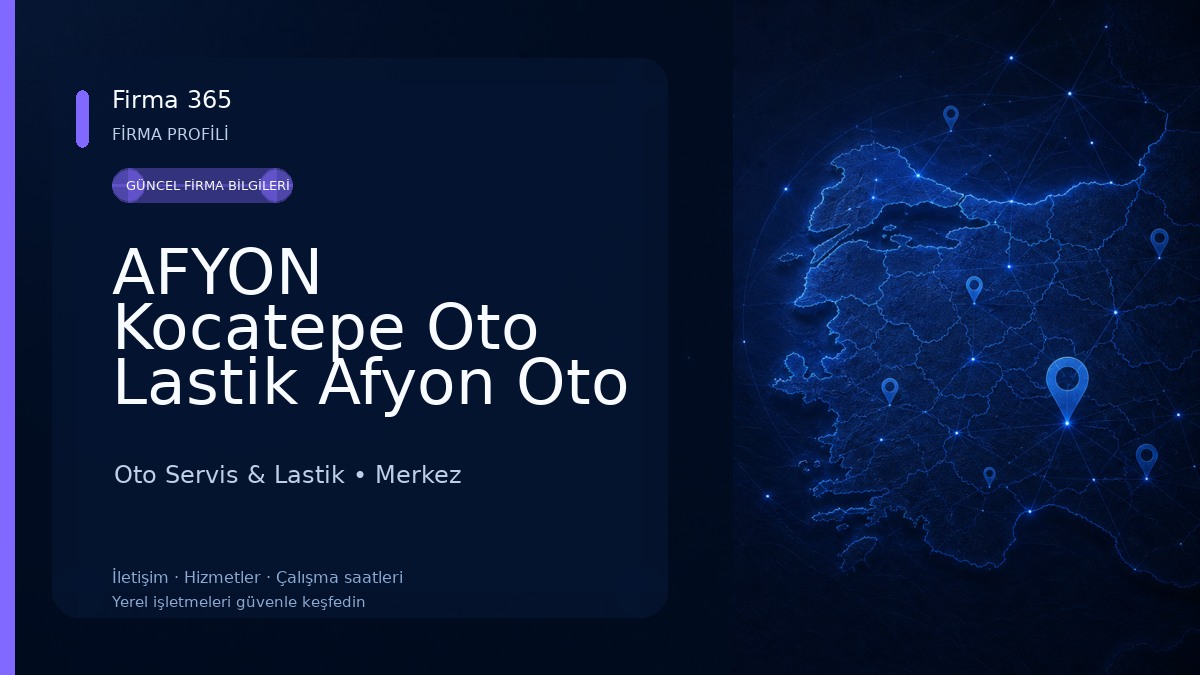 AFYON Kocatepe Oto Lastik Afyon Oto Lastik