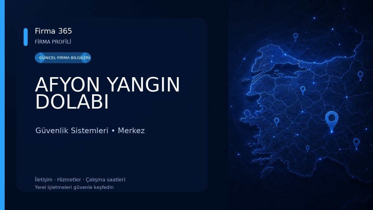 AFYON YANGIN DOLABI