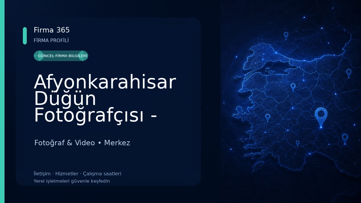 Afyonkarahisar Düğün Fotoğrafçısı - Foto Fikret Seven Fotoğraf & Video