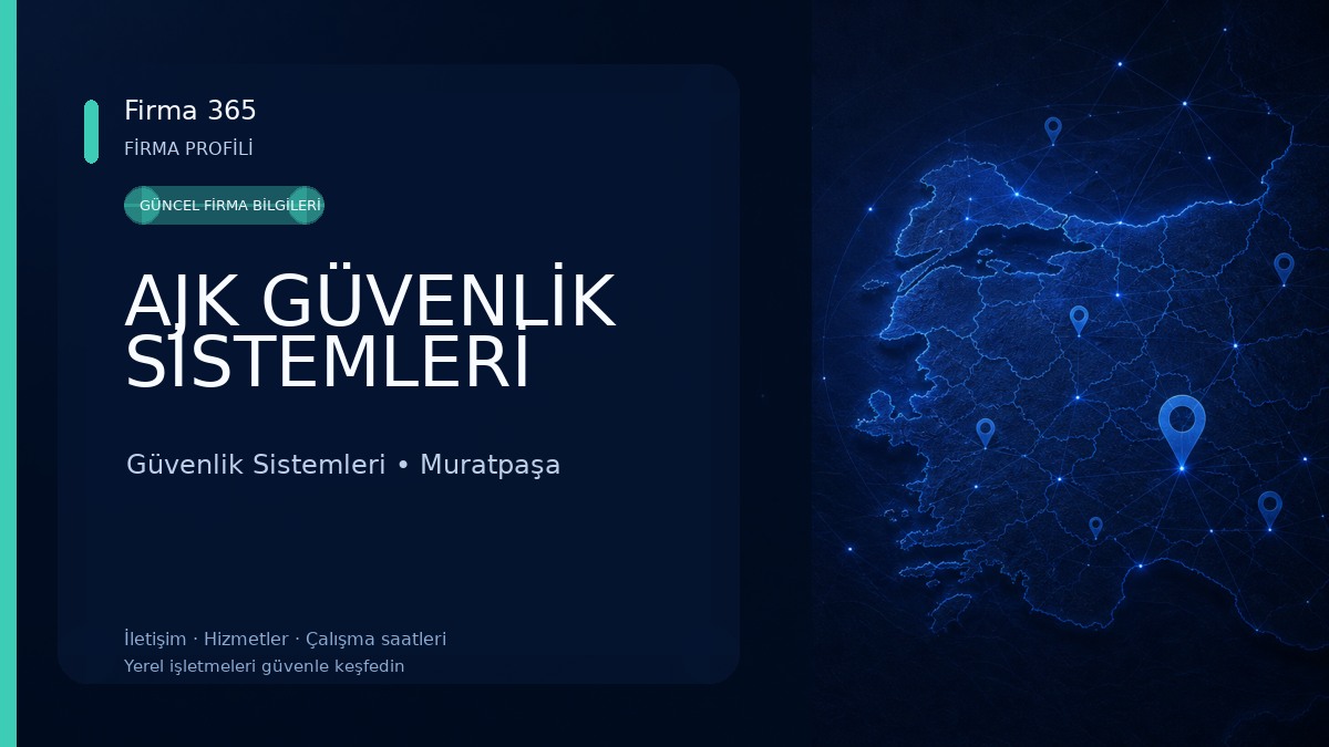 AJK GÜVENLİK SİSTEMLERİ Güvenlik Sistemleri