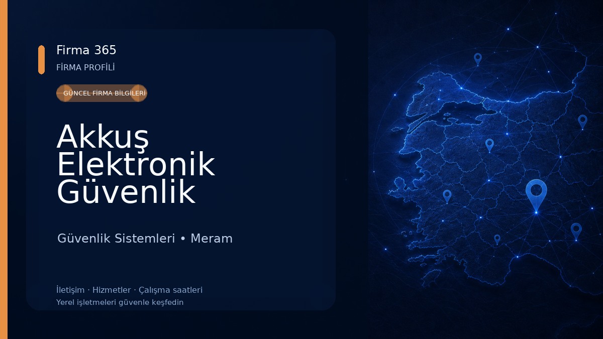 Akkuş Elektronik Güvenlik sistemleri Güvenlik Sistemleri