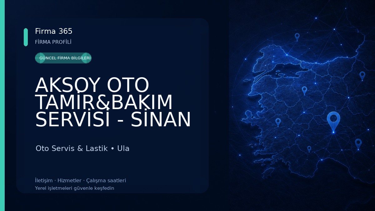 AKSOY OTO TAMİR&BAKIM SERVİSİ - SİNAN USTA Oto Servis & Lastik