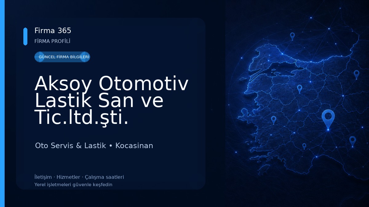 Aksoy Otomotiv Lastik San ve Tic.ltd.şti. Kocasinan/Kayseri Oto Servis & Lastik