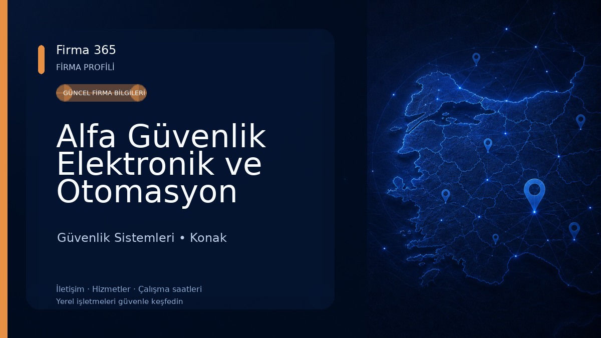 Alfa Güvenlik Elektronik ve Otomasyon Sistemleri