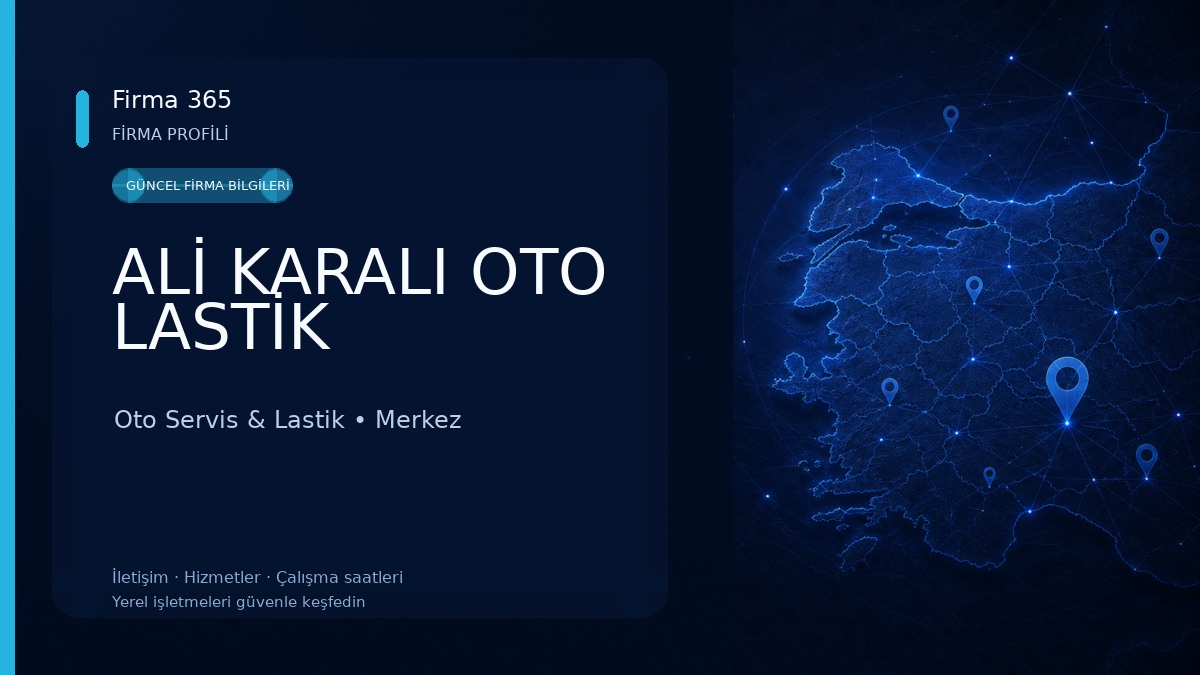 ALİ KARALI OTO LASTİK Oto Servis & Lastik