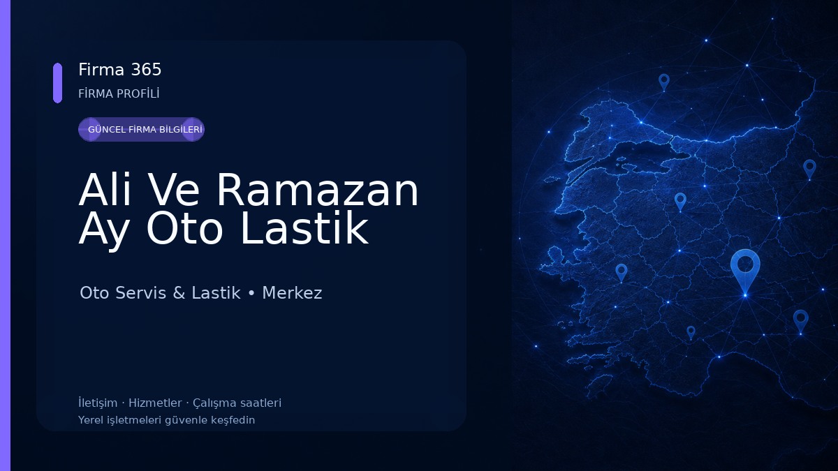 Ali Ve Ramazan Ay Oto Lastik