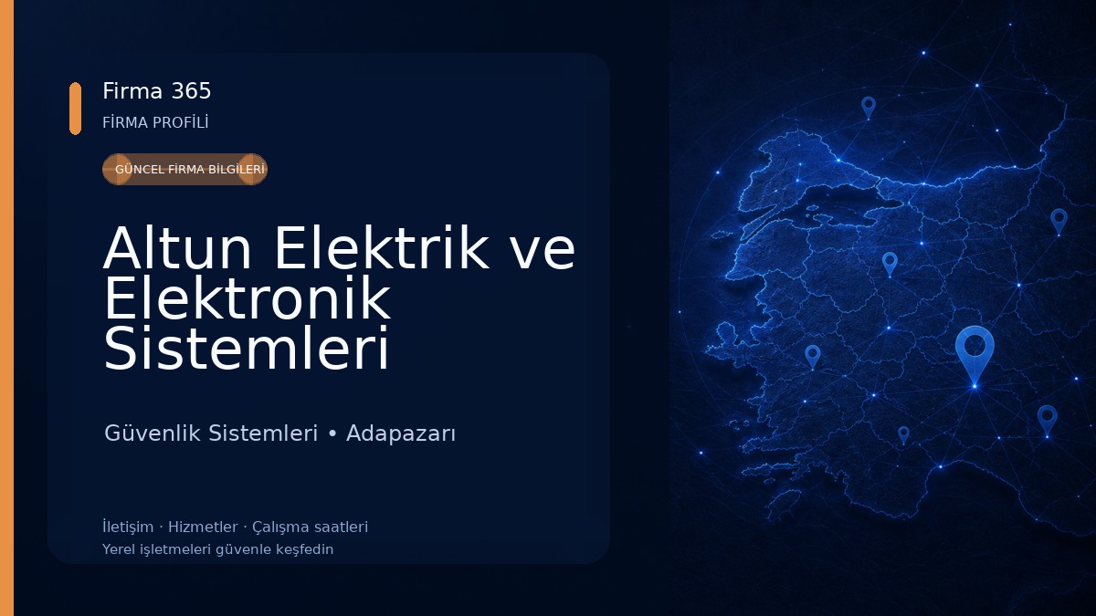 Altun Elektrik ve Elektronik Sistemleri 