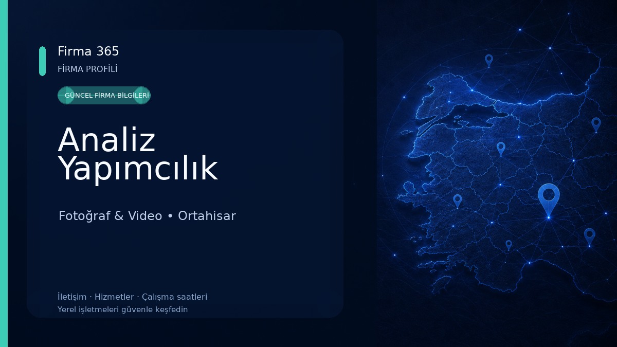 Analiz Yapımcılık