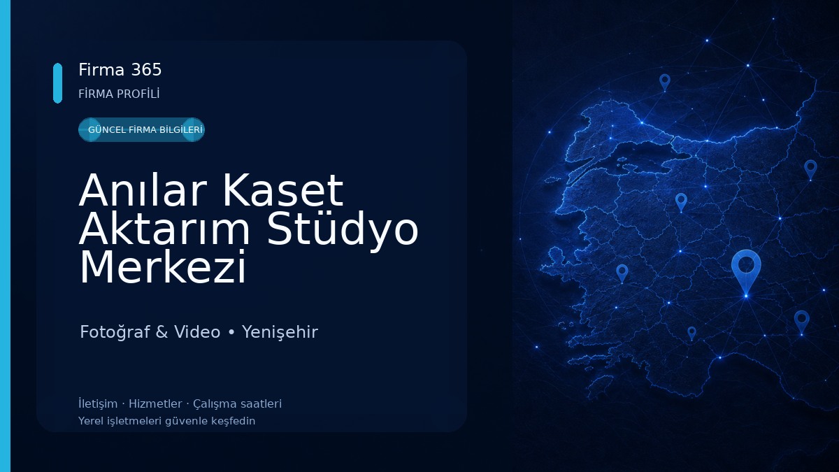 Anılar Kaset Aktarım Stüdyo Merkezi 