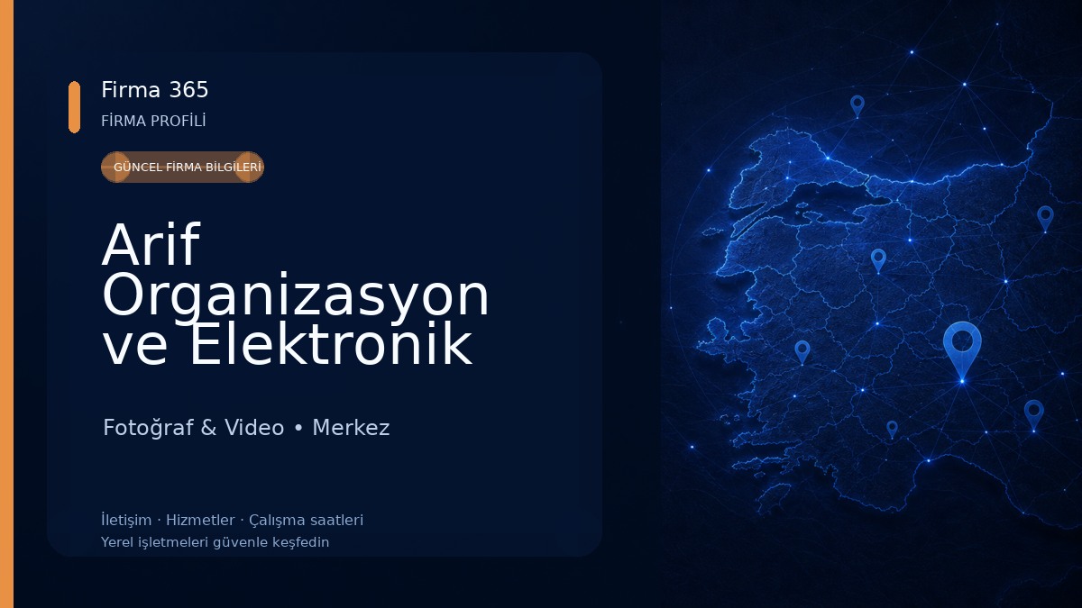 Arif Organizasyon ve Elektronik
