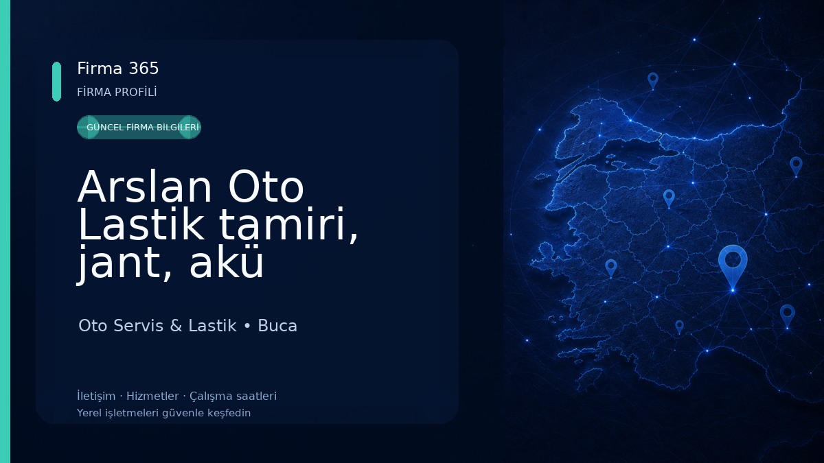 Arslan Oto Lastik tamiri, jant, akü Oto Servis & Lastik