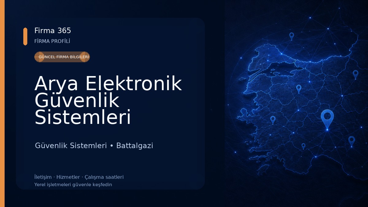 Arya Elektronik Güvenlik Sistemleri 
