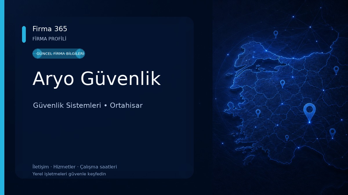 Aryo Güvenlik Güvenlik Sistemleri