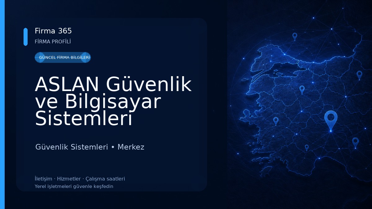 ASLAN Güvenlik ve Bilgisayar Sistemleri Neutron Batman Ana Bayii