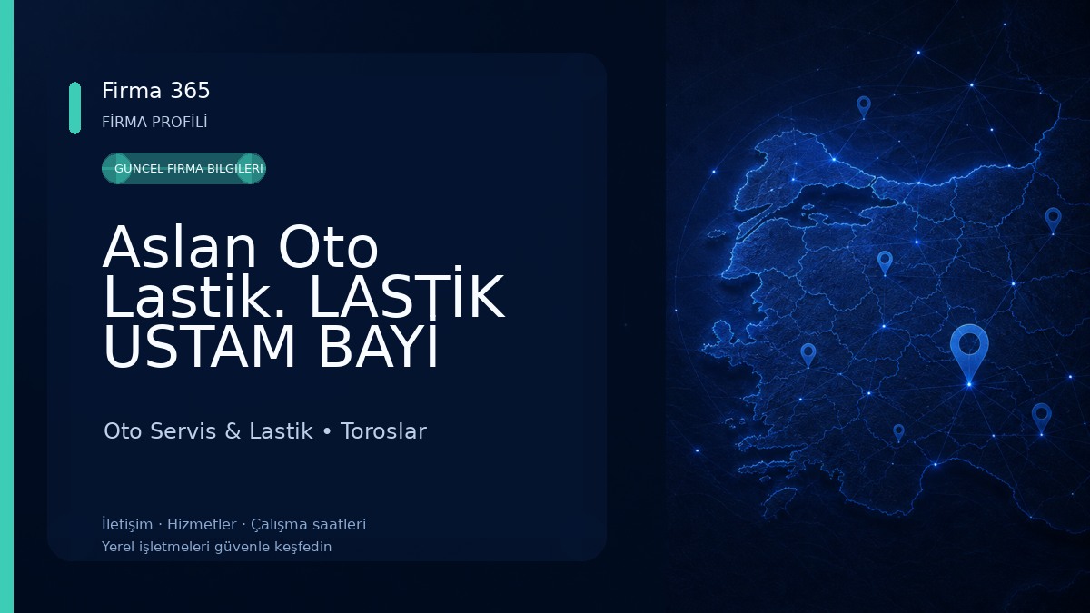 Aslan Oto Lastik. LASTİK USTAM BAYİ Oto Servis & Lastik