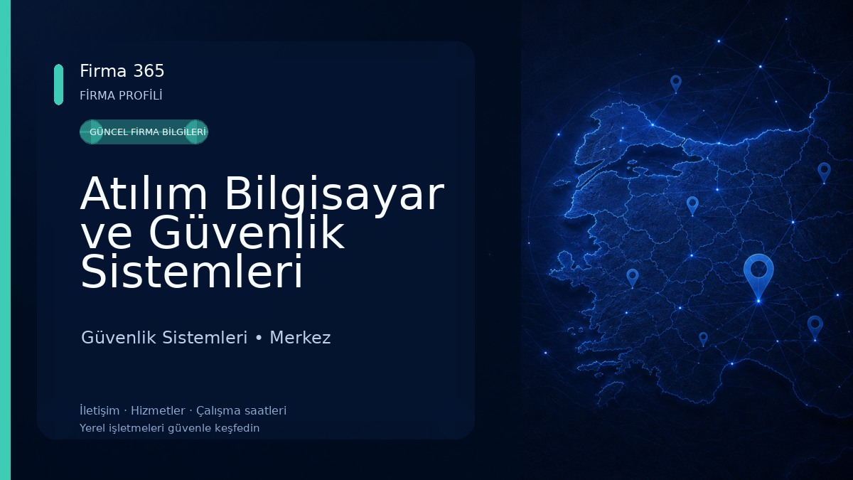 Atılım Bilgisayar ve Güvenlik Sistemleri Güvenlik Sistemleri