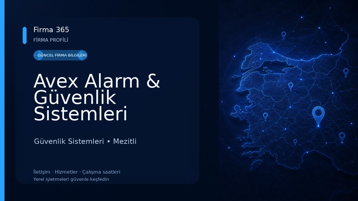 Avex Alarm & Güvenlik Sistemleri Alarm, Kamera