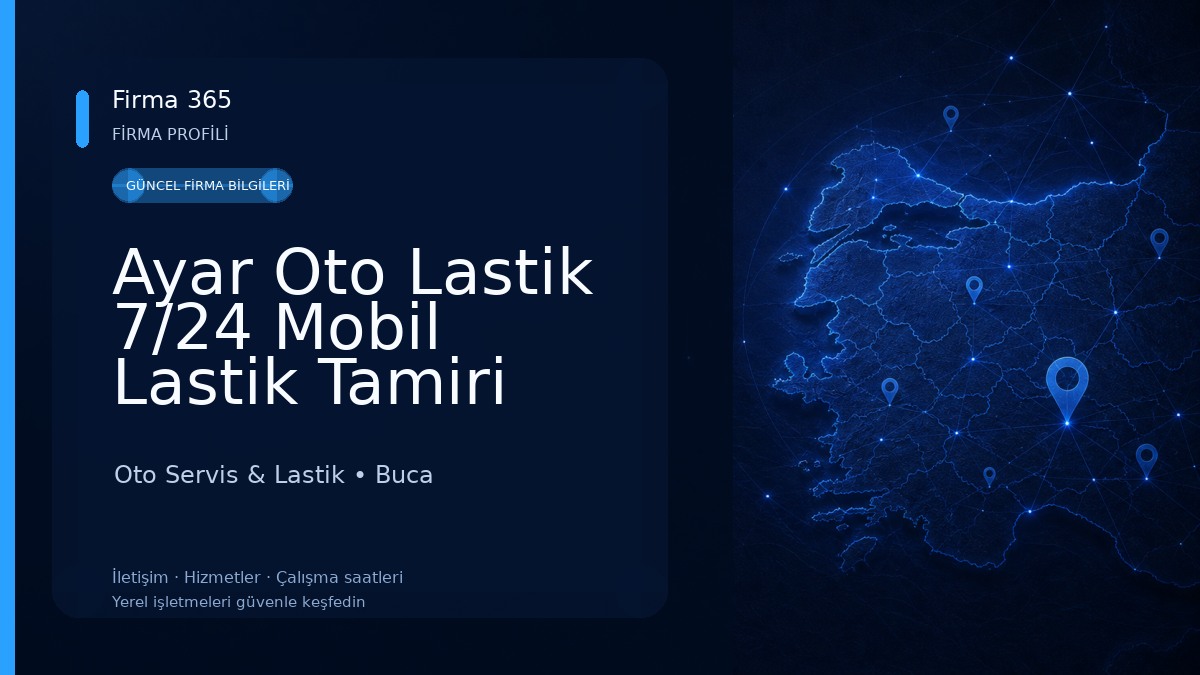 Ayar Oto Lastik 7/24 Mobil Lastik Tamiri 