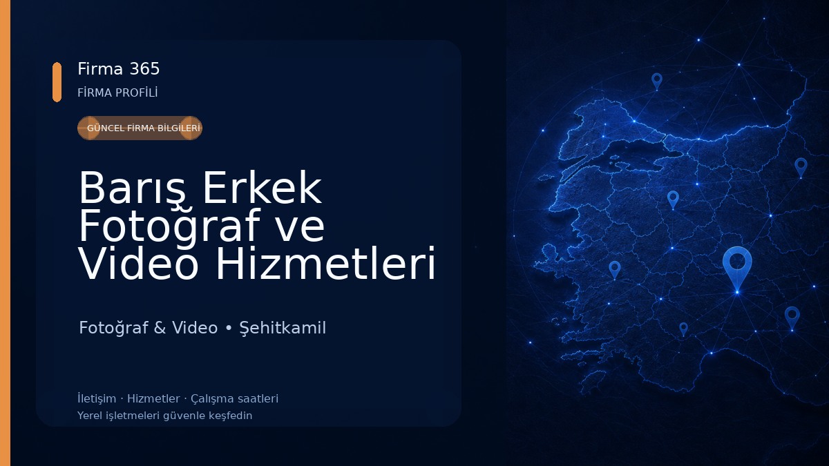 Barış Erkek Fotoğraf ve Video Hizmetleri