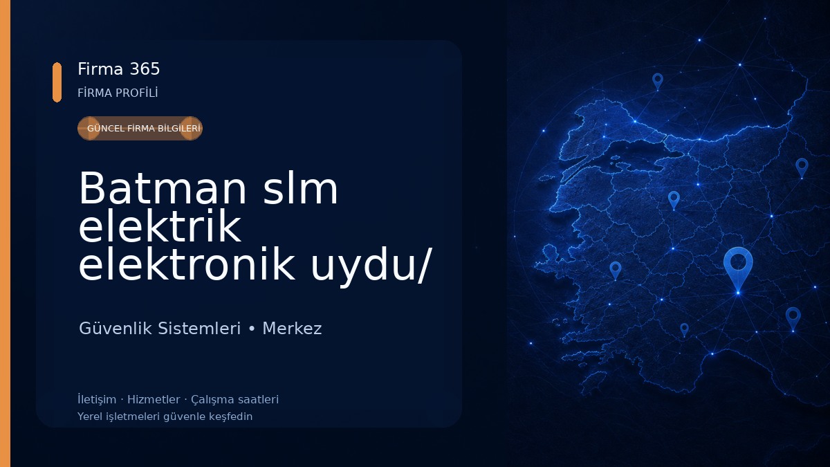 Batman slm elektrik elektronik uydu/ güvenlik sistemleri/LED ekran Kayan Yazı sistemleri 