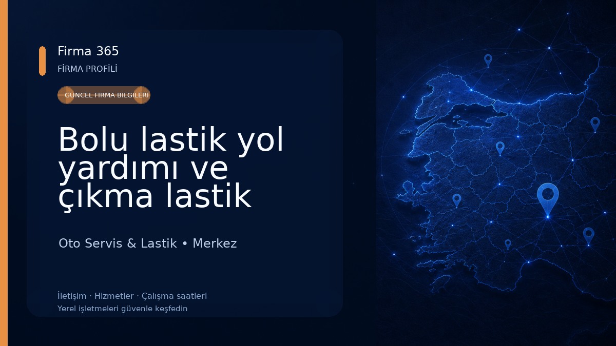 Bolu lastik yol yardımı ve çıkma lastik satışı mobil lastikçi açık lastikçi