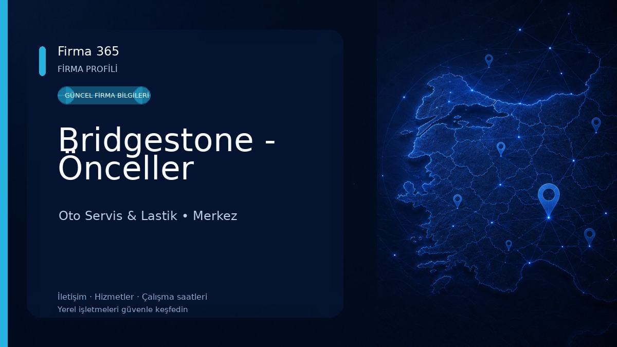 Bridgestone - Önceller