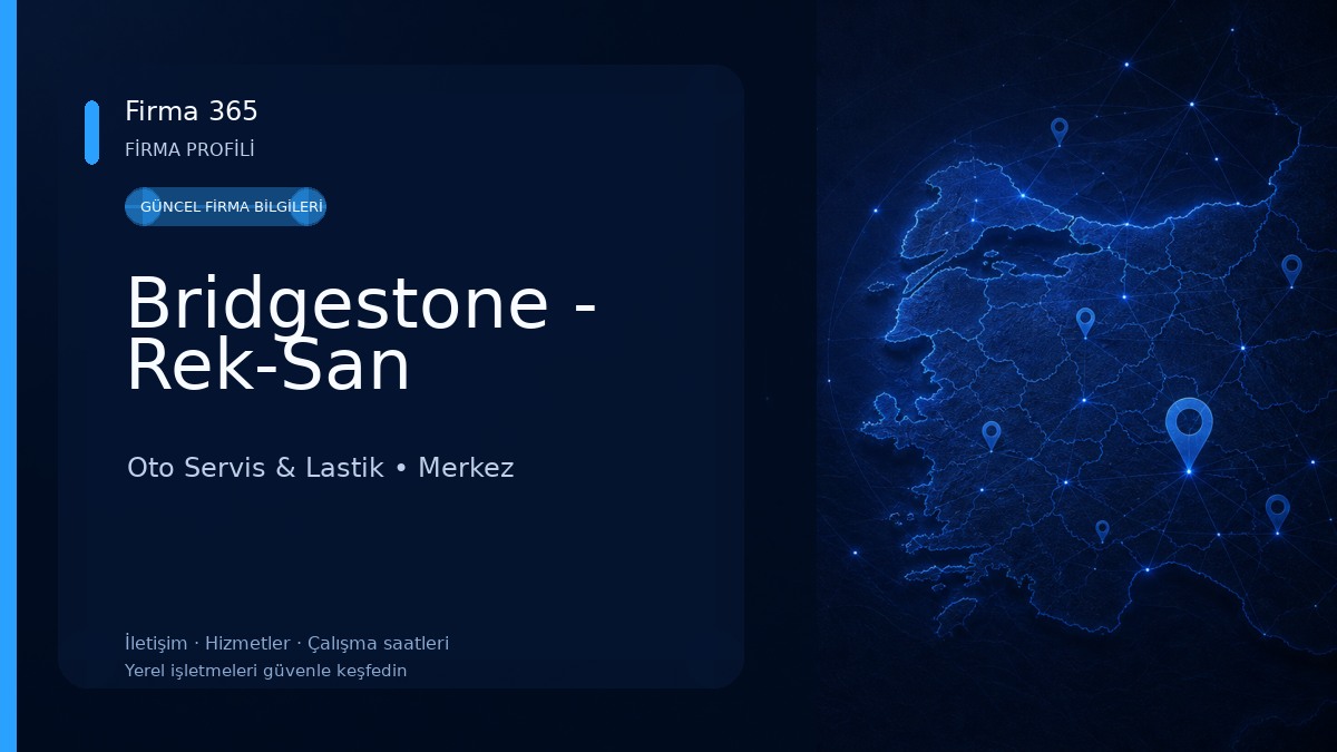 Bridgestone - Rek-San