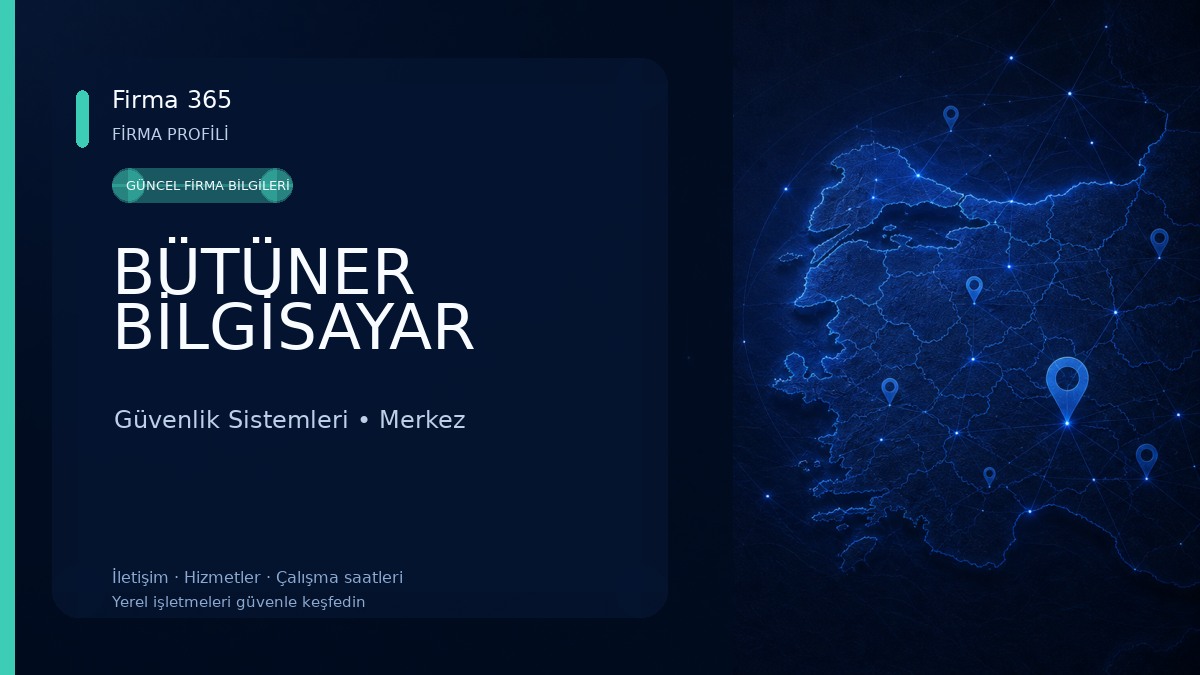 BÜTÜNER BİLGİSAYAR Güvenlik Sistemleri