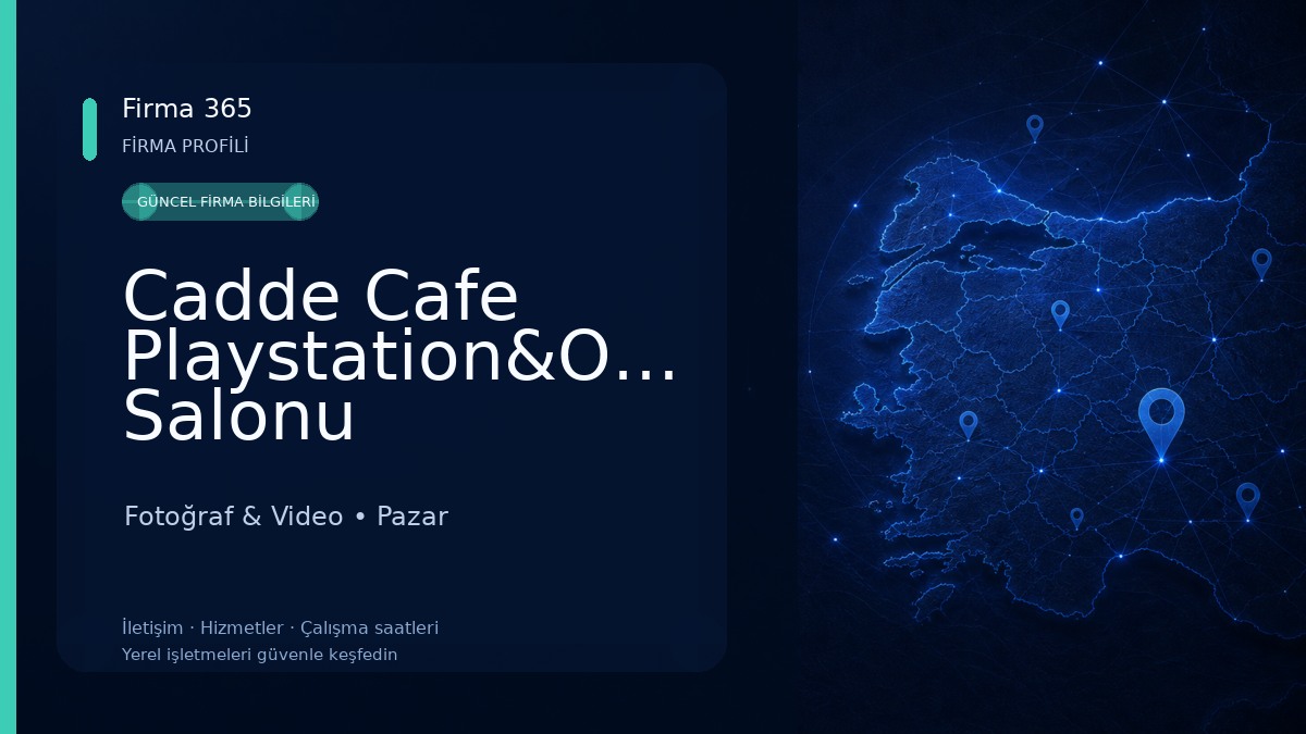 Cadde Cafe Playstation&Oyun Salonu Fotoğraf & Video