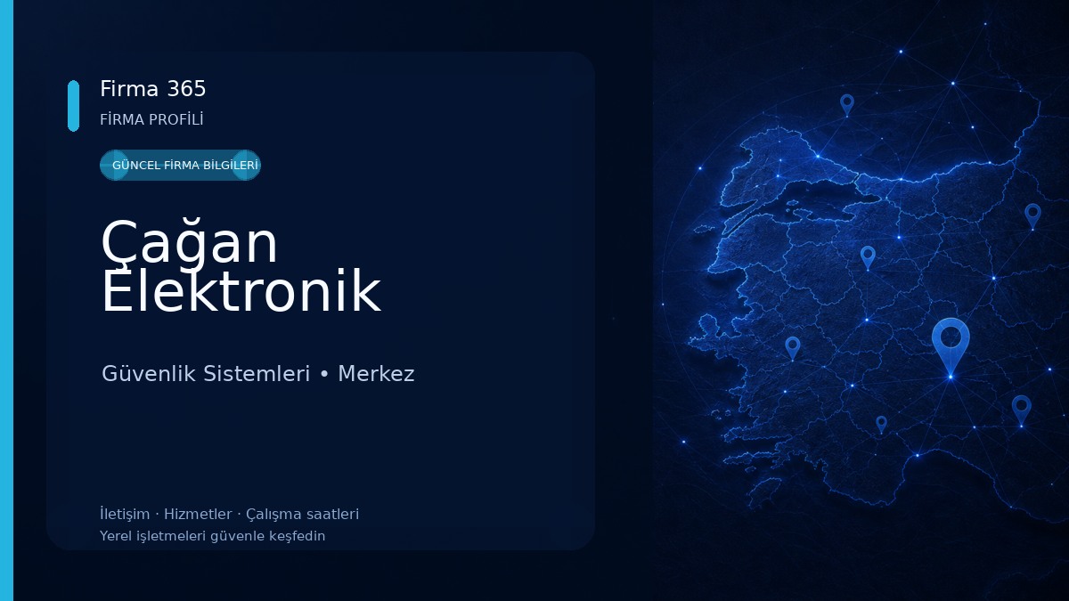 Çağan Elektronik Güvenlik Sistemleri