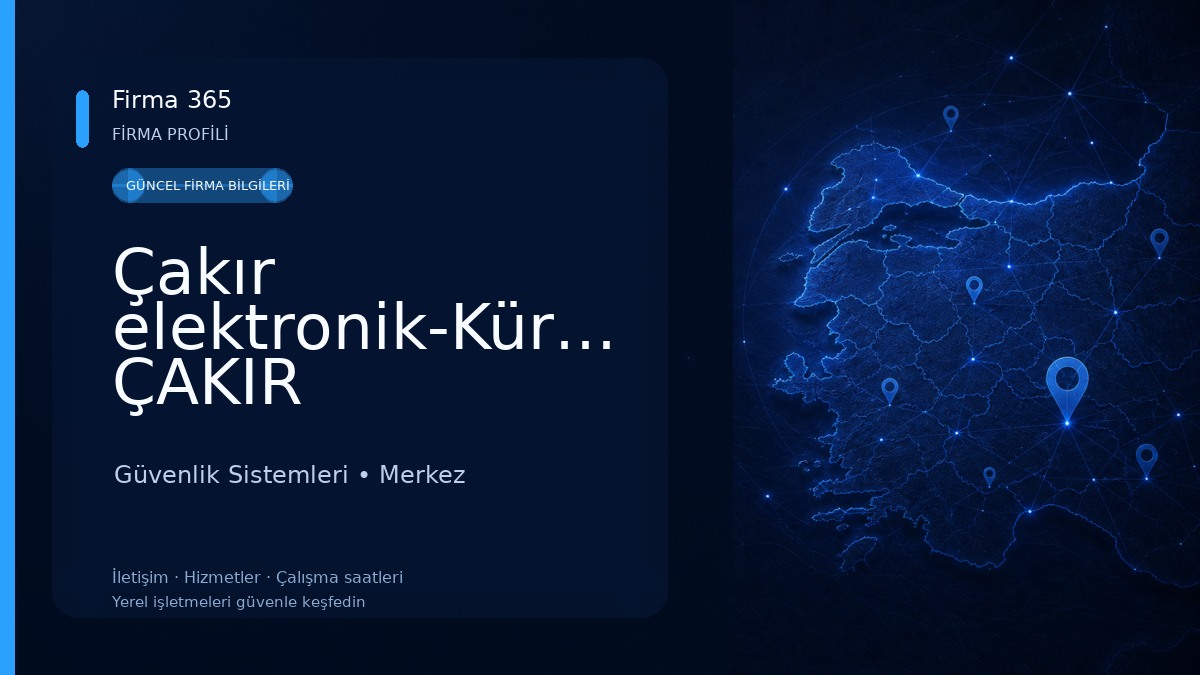 Çakır elektronik-Kürşat ÇAKIR