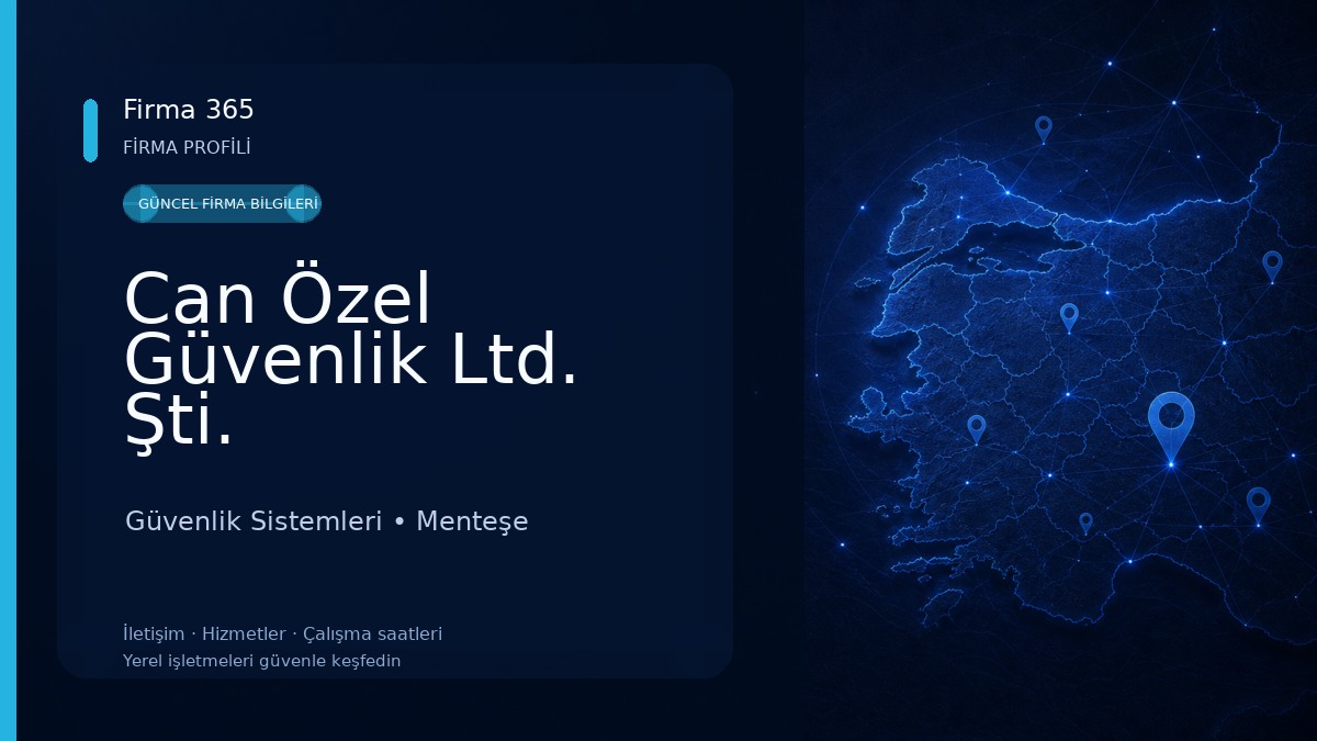 Can Özel Güvenlik Ltd. Şti.