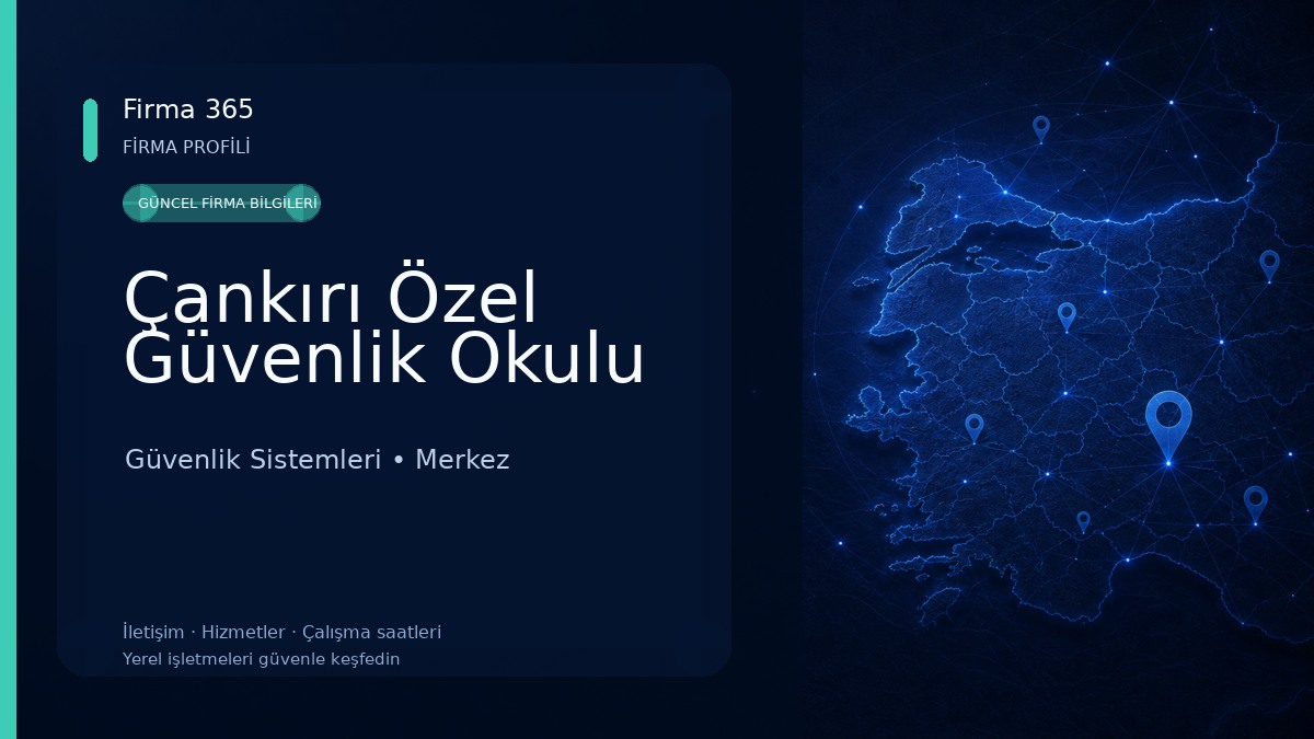 Çankırı Özel Güvenlik Okulu 