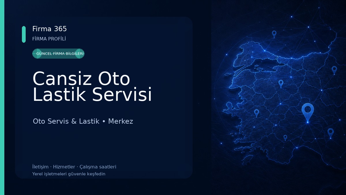 Cansiz Oto Lastik Servisi