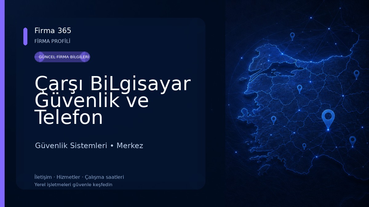 Çarşı BiLgisayar Güvenlik ve Telefon Hastanesi Güvenlik Sistemleri