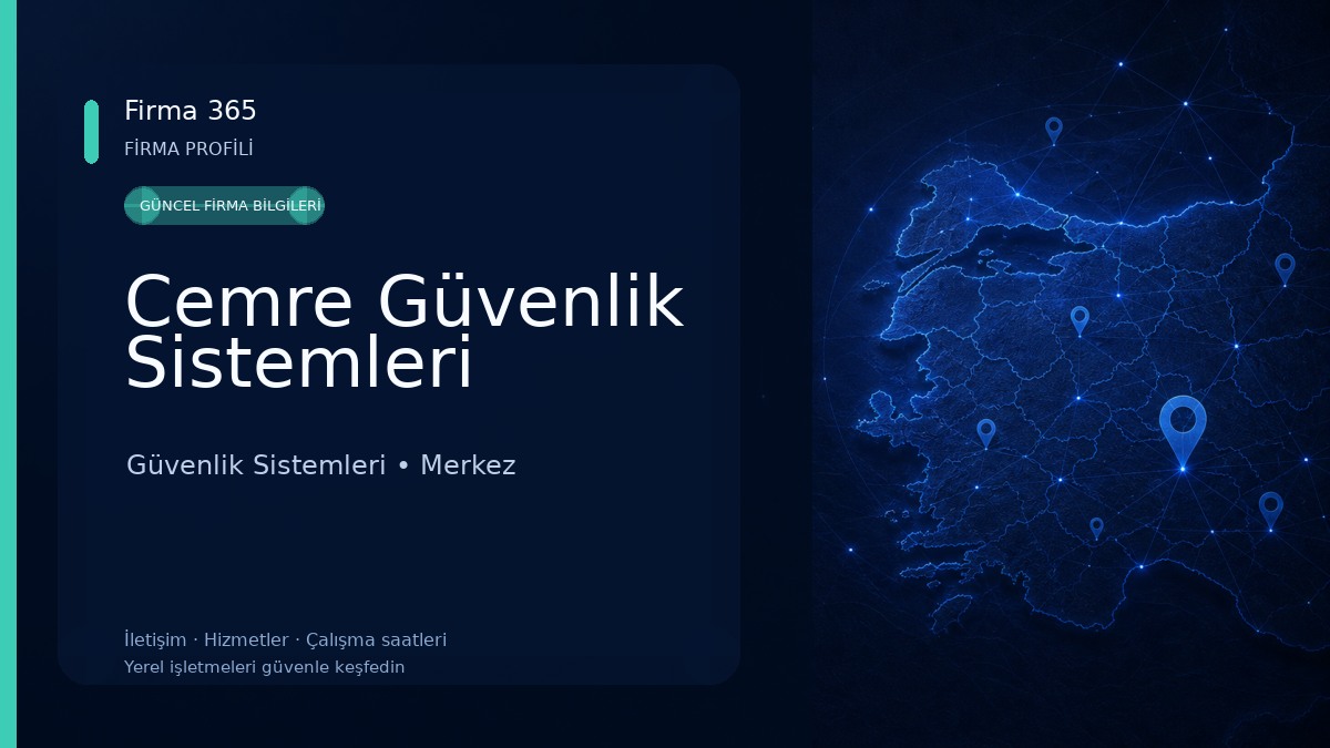 Cemre Güvenlik Sistemleri 