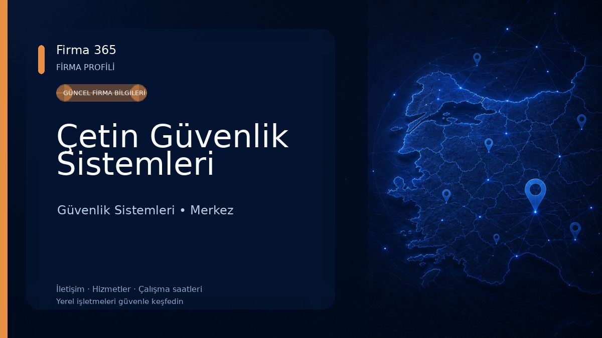Çetin Güvenlik Sistemleri