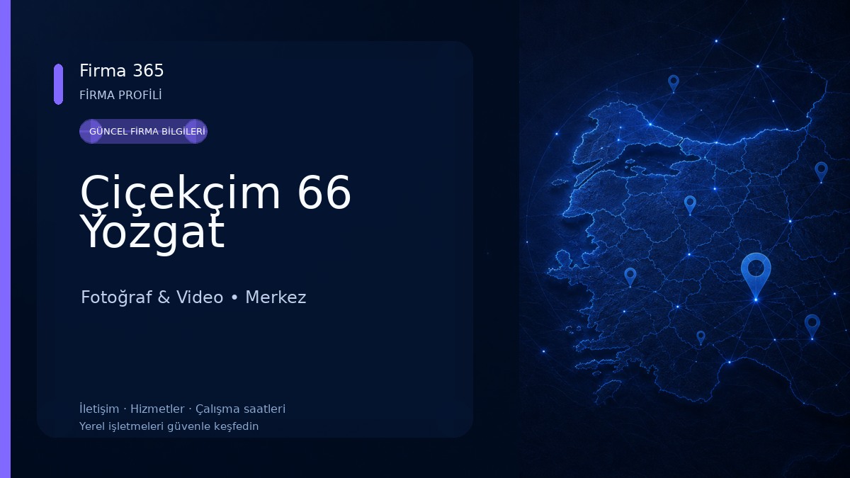 Çiçekçim 66 Yozgat Fotoğraf & Video