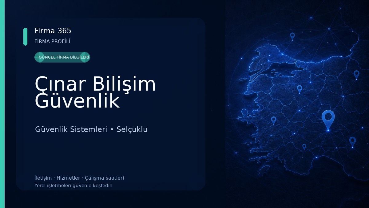 Çınar Bilişim Güvenlik Güvenlik Sistemleri