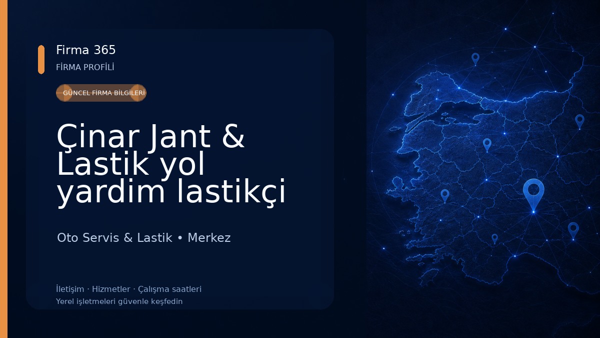 Çinar Jant & Lastik yol yardim lastikçi Oto Servis & Lastik