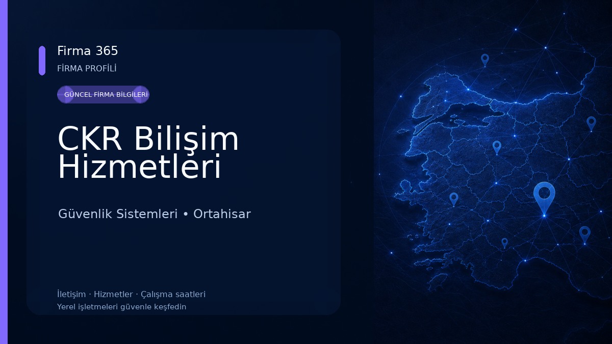 CKR Bilişim Hizmetleri Güvenlik Sistemleri