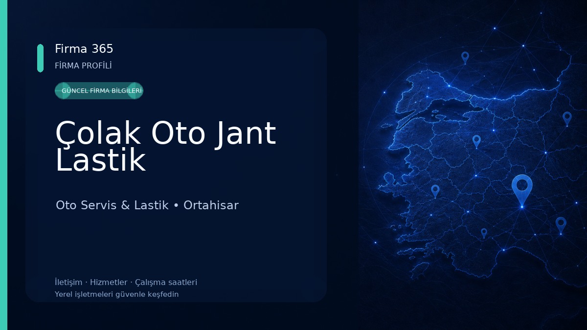 Çolak Oto Jant Lastik 