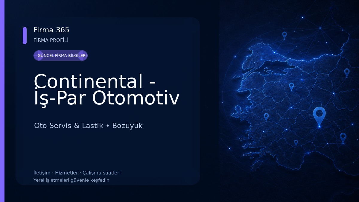 Continental - İş-Par Otomotiv