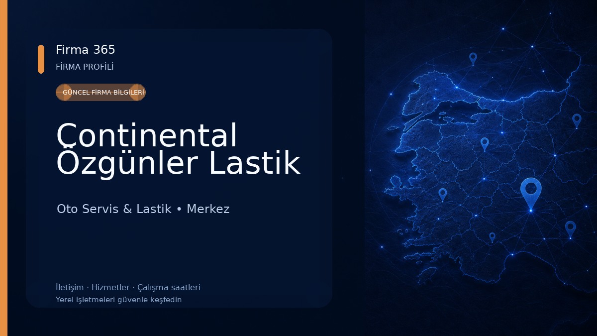 Continental Özgünler Lastik Oto Servis & Lastik