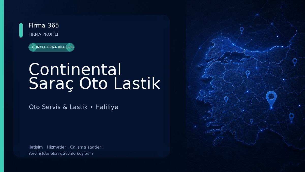 Continental Saraç Oto Lastik Oto Servis & Lastik
