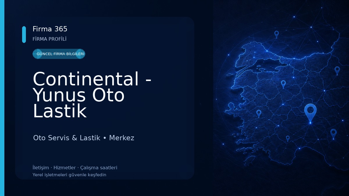 Continental - Yunus Oto Lastik Oto Servis & Lastik